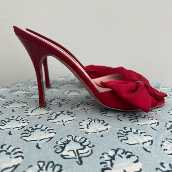 Red Bow Agent Provocateur Heels Perfect for the Holidays - Picture 7 of 14